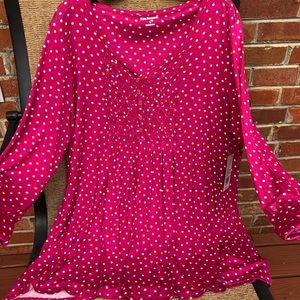 Large babydoll top